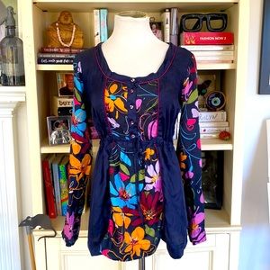 Johnny Was Silk Blouse size Small